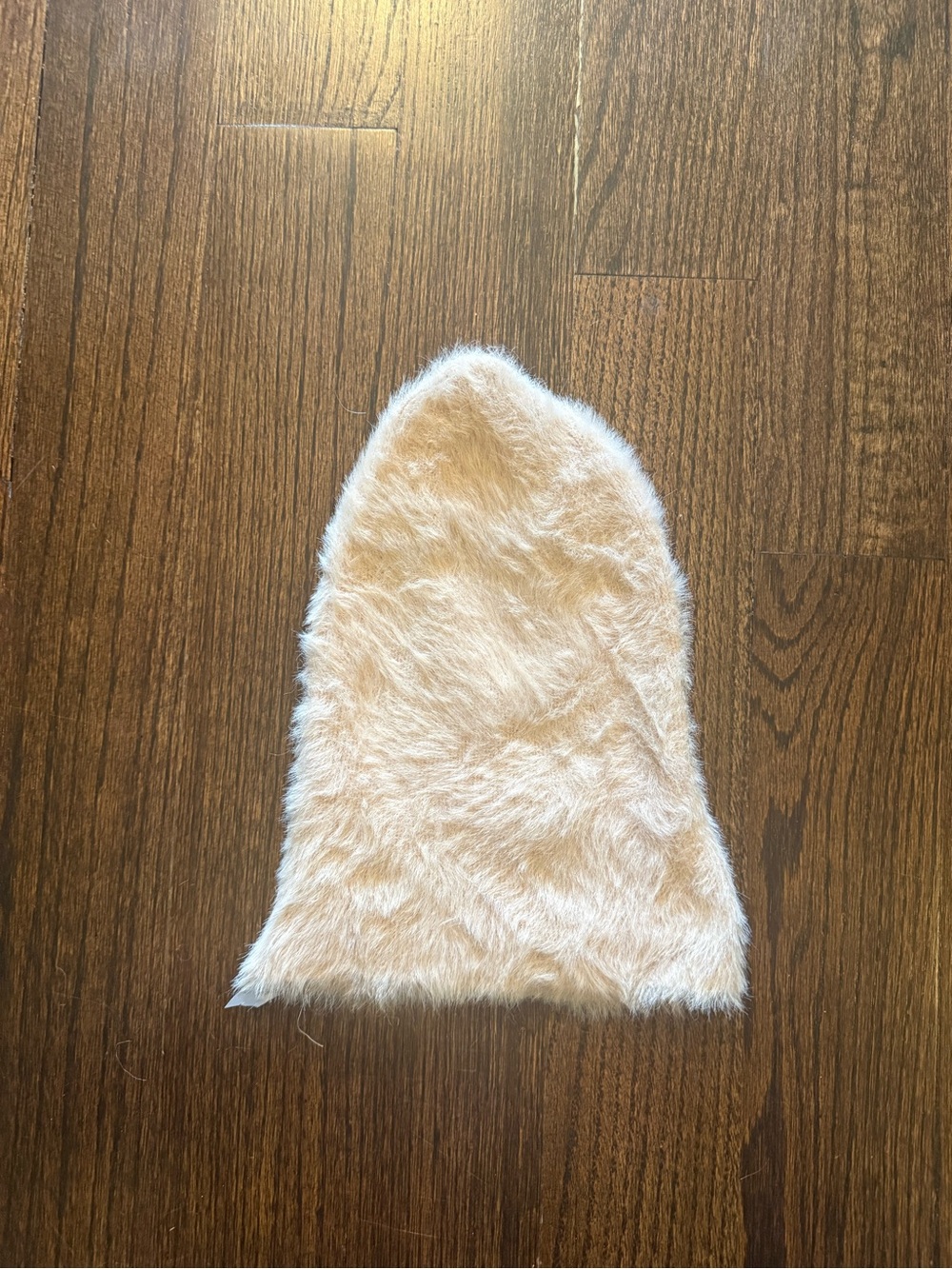 Urban Outfitters Plush Faux Fur Beanie - Cream